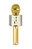 Ws-858 02 Karaoke Mikrofon Aux Usb Ve Sd Kart Girişli Bluetooth  GOLD